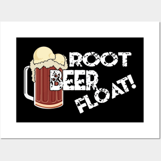 Kids cute root beer float Posters and Art